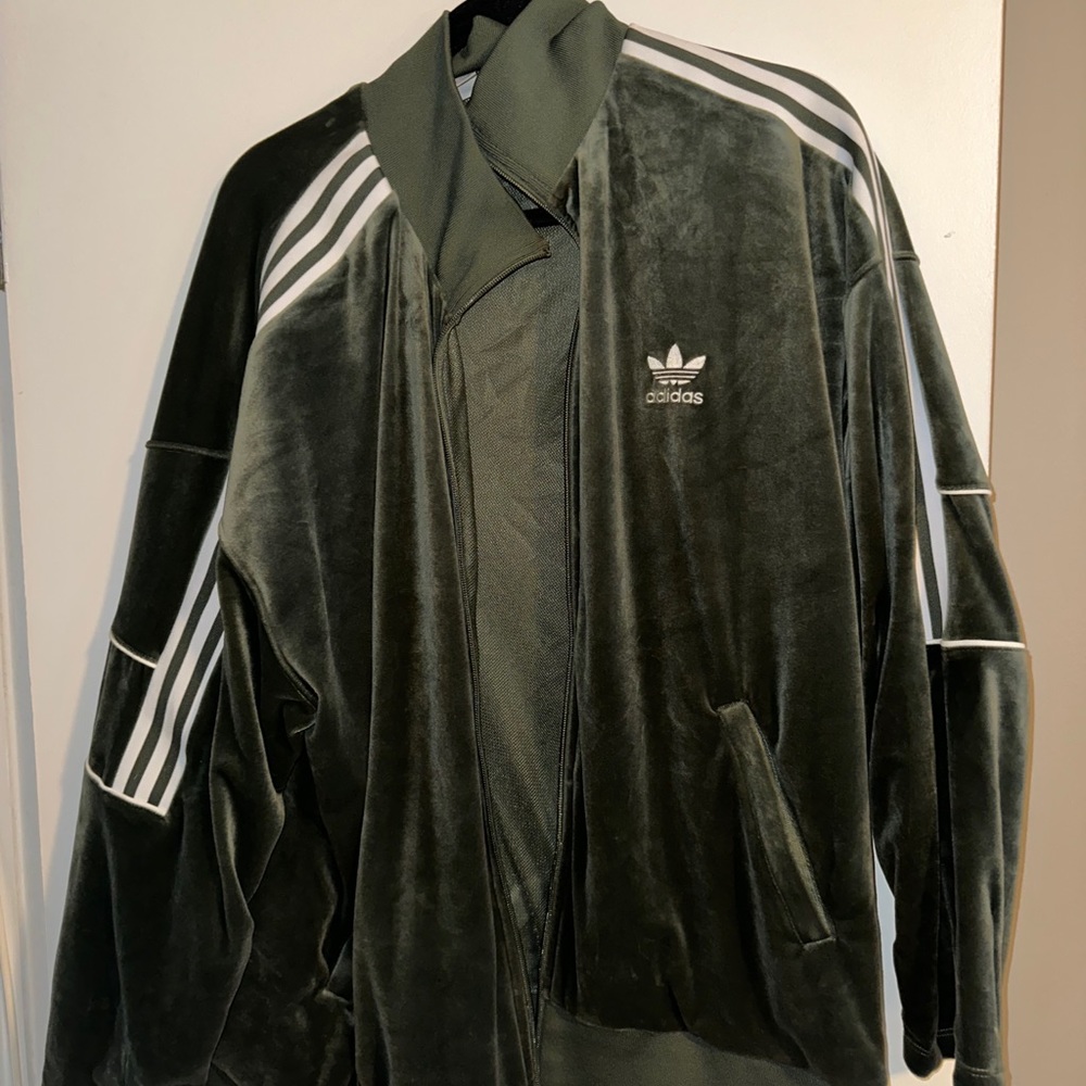 Adidas Velvet Tracksuit Jacket
